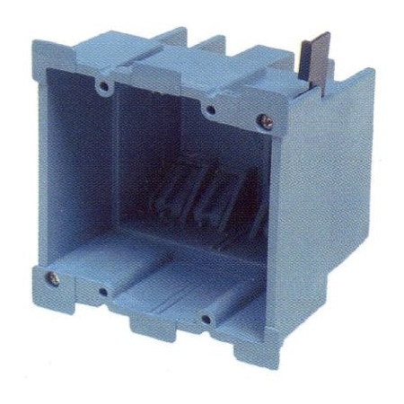 Abb Electrical Box, 34 cu in, Old Work Outlet Box Type, 2 Gangs, PVC, Rectangular Shape BH234R